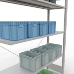 Stecksystem Anbauregal - 2000x1300x400 mm, Typ 150 kg