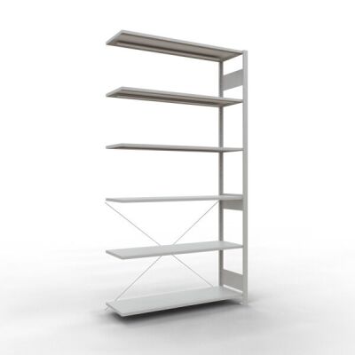 Stecksystem Anbauregal - 2500x1300x400 mm, Typ 150 kg