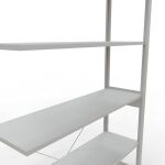 Stecksystem Anbauregal - 2500x1300x400 mm, Typ 150 kg