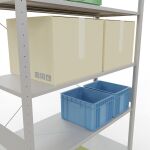 Stecksystem Grundregal - 3000x1300x500 mm, Typ 150 kg