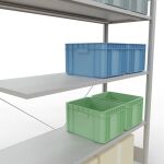 Stecksystem Anbauregal - 2000x1300x500 mm, Typ 150 kg