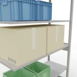 Stecksystem Anbauregal - 2500x1300x500 mm, Typ 150 kg