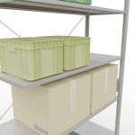 Stecksystem Anbauregal - 3000x1300x500 mm, Typ 150 kg