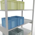 Stecksystem Grundregal - 2500x1300x600 mm, Typ 150 kg