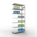 Stecksystem Anbauregal - 3000x1300x600 mm, Typ 150 kg