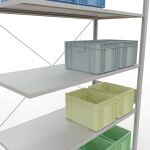 Stecksystem Anbauregal - 3000x1300x600 mm, Typ 150 kg