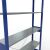 Grundregal, Fachbodenregal Stecksystem MULTIplus150, 2500 x 1300 x 300 mm (HxBxT), 6 Fachböden, Kreuzstrebe, RAL 5010 enzianblau/verzinkt