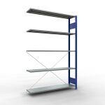 Anbauregal, Fachbodenregal Stecksystem MULTIplus150, 2000...