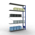Anbauregal, Fachbodenregal Stecksystem MULTIplus150, 2000...