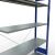 Anbauregal, Fachbodenregal Stecksystem MULTIplus150, 2000 x 1300 x 400 mm (HxBxT), 5 Fachböden, Kreuzstrebe, RAL 5010 enzianblau/verzinkt