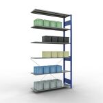 Anbauregal, Fachbodenregal Stecksystem MULTIplus150, 2500...