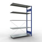 Anbauregal, Fachbodenregal Stecksystem MULTIplus150, 2000...