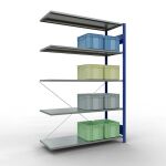 Anbauregal, Fachbodenregal Stecksystem MULTIplus150, 2000...