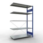 Anbauregal, Fachbodenregal Stecksystem MULTIplus150, 2000...