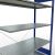 Anbauregal, Fachbodenregal Stecksystem MULTIplus150, 2000 x 1300 x 600 mm (HxBxT), 5 Fachböden, Kreuzstrebe, RAL 5010 enzianblau/verzinkt