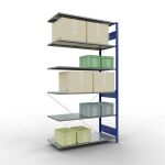 Anbauregal, Fachbodenregal Stecksystem MULTIplus150, 2500...