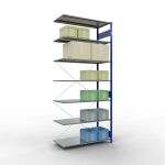 Anbauregal, Fachbodenregal Stecksystem MULTIplus150, 3000...