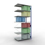 Anbauregal, Fachbodenregal Stecksystem MULTIplus150, 3000...