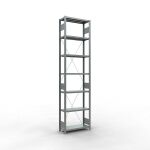 Grundregal, Fachbodenregal Stecksystem MULTIplus250, 3000...