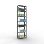 Grundregal, Fachbodenregal Stecksystem MULTIplus250, 3000...