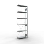Anbauregal, Fachbodenregal Stecksystem MULTIplus250, 2500...