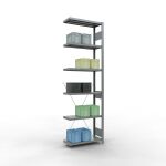 Anbauregal, Fachbodenregal Stecksystem MULTIplus250, 2500...