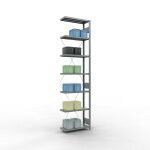 Anbauregal, Fachbodenregal Stecksystem MULTIplus250, 3000...