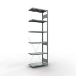 Anbauregal, Fachbodenregal Stecksystem MULTIplus250, 2500...