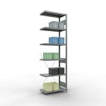 Anbauregal, Fachbodenregal Stecksystem MULTIplus250, 2500...