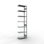 Anbauregal, Fachbodenregal Stecksystem MULTIplus250, 3000...