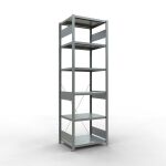 Grundregal, Fachbodenregal Stecksystem MULTIplus250, 2500...