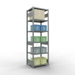 Grundregal, Fachbodenregal Stecksystem MULTIplus250, 2500...