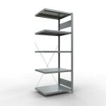 Anbauregal, Fachbodenregal Stecksystem MULTIplus250, 2000...