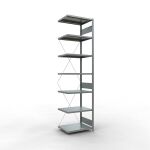 Anbauregal, Fachbodenregal Stecksystem MULTIplus250, 3000...