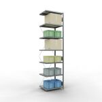 Anbauregal, Fachbodenregal Stecksystem MULTIplus250, 3000...