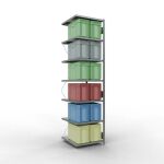 Anbauregal, Fachbodenregal Stecksystem MULTIplus250, 3000...
