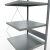 Anbauregal, Fachbodenregal Stecksystem MULTIplus250, 3000 x 750 x 800 mm (HxBxT), 7 Fachböden, Kreuzstrebe, verzinkt
