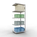 Anbauregal, Fachbodenregal Stecksystem MULTIplus250, 2000...