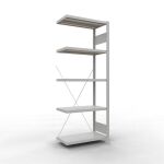 Anbauregal, Fachbodenregal Stecksystem MULTIplus250, 2000...