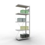 Anbauregal, Fachbodenregal Stecksystem MULTIplus250, 2000...