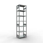 Grundregal, Fachbodenregal Stecksystem MULTIplus250, 3000...