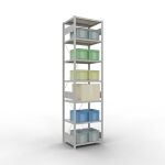 Grundregal, Fachbodenregal Stecksystem MULTIplus250, 3000...