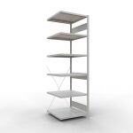 Anbauregal, Fachbodenregal Stecksystem MULTIplus250, 2500...