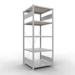 Grundregal, Fachbodenregal Stecksystem MULTIplus250, 2000...