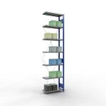 Anbauregal, Fachbodenregal Stecksystem MULTIplus250, 3000...
