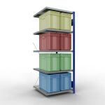 Anbauregal, Fachbodenregal Stecksystem MULTIplus250, 2000...