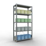 Grundregal, Fachbodenregal Stecksystem MULTIplus250, 2000...