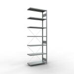 Anbauregal, Fachbodenregal Stecksystem MULTIplus250, 3000...