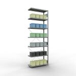 Anbauregal, Fachbodenregal Stecksystem MULTIplus250, 3000...