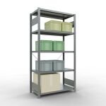 Grundregal, Fachbodenregal Stecksystem MULTIplus250, 2000...